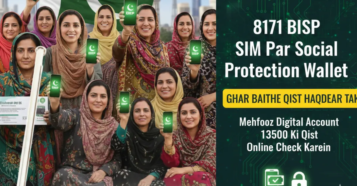 8171 BISP SIM Par Social Protection Wallet Active Karne Ka Tareeqa