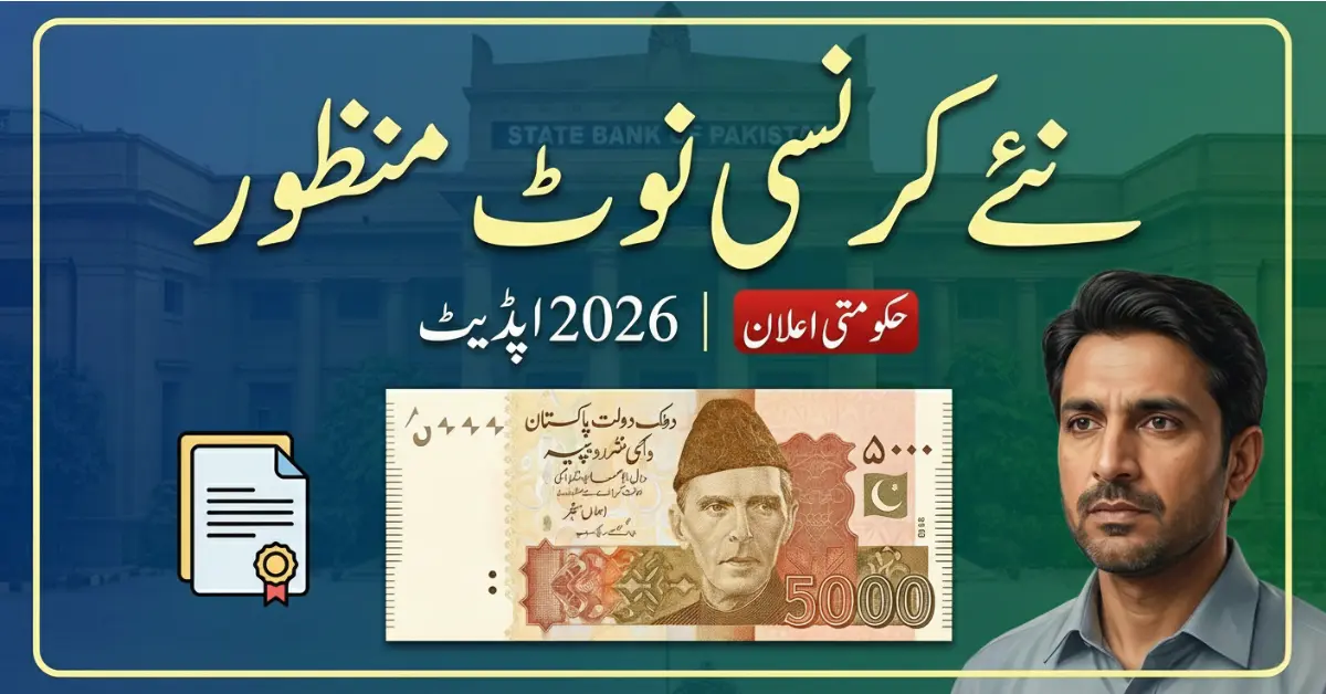 Pakistan Currency Redesign 2026 – Govt Approves New Notes to Fight Counterfeiting